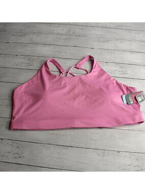 MTA Women's Athletic Sports Bra Plus Size 3X Pink